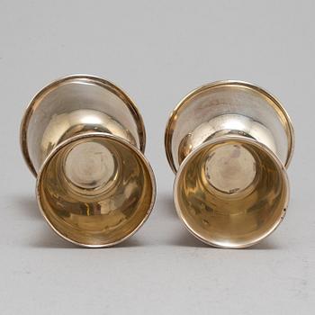 CODAN, bägare, 8 st, sterlingsilver. Mexiko, 1900-talets mitt.