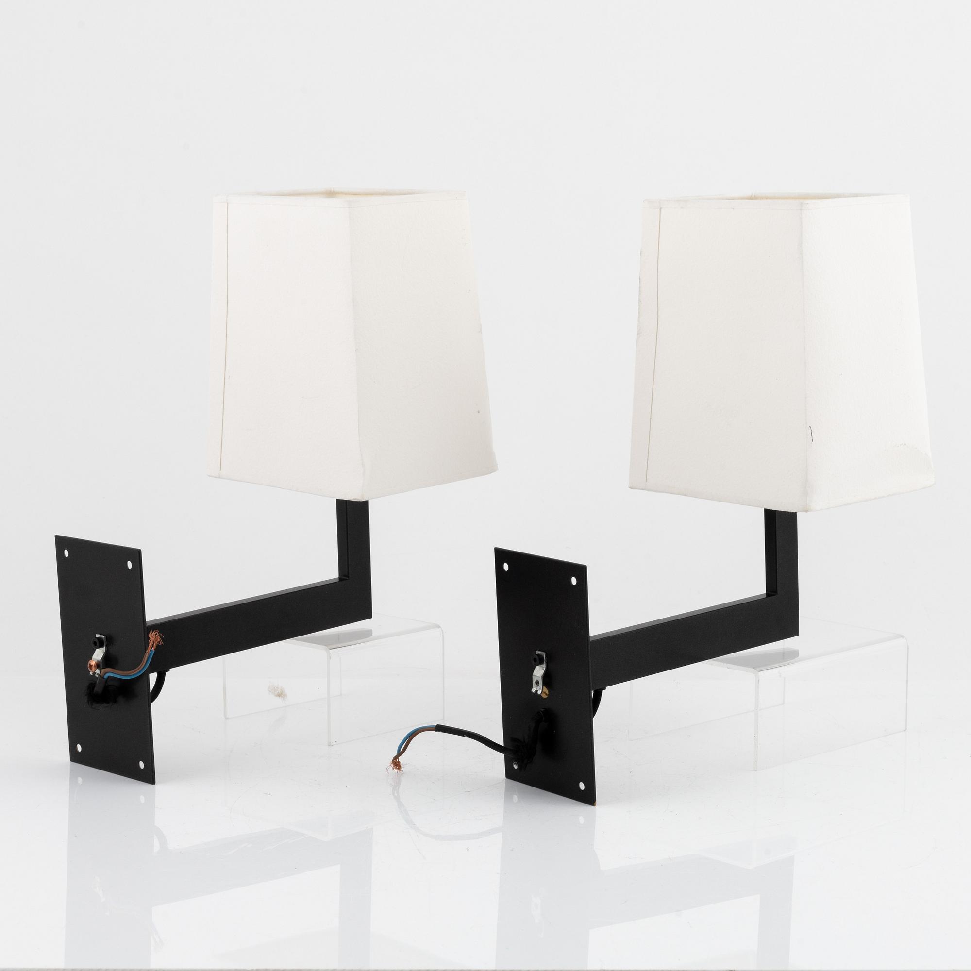 Stéphane Davidts, a group of 4+2 wall lights, Davidts Ligtning, 21st Century.