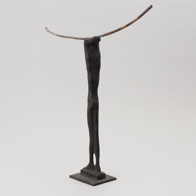 Kajsa Mattas, sculpture, bronze, signed and dated -18.