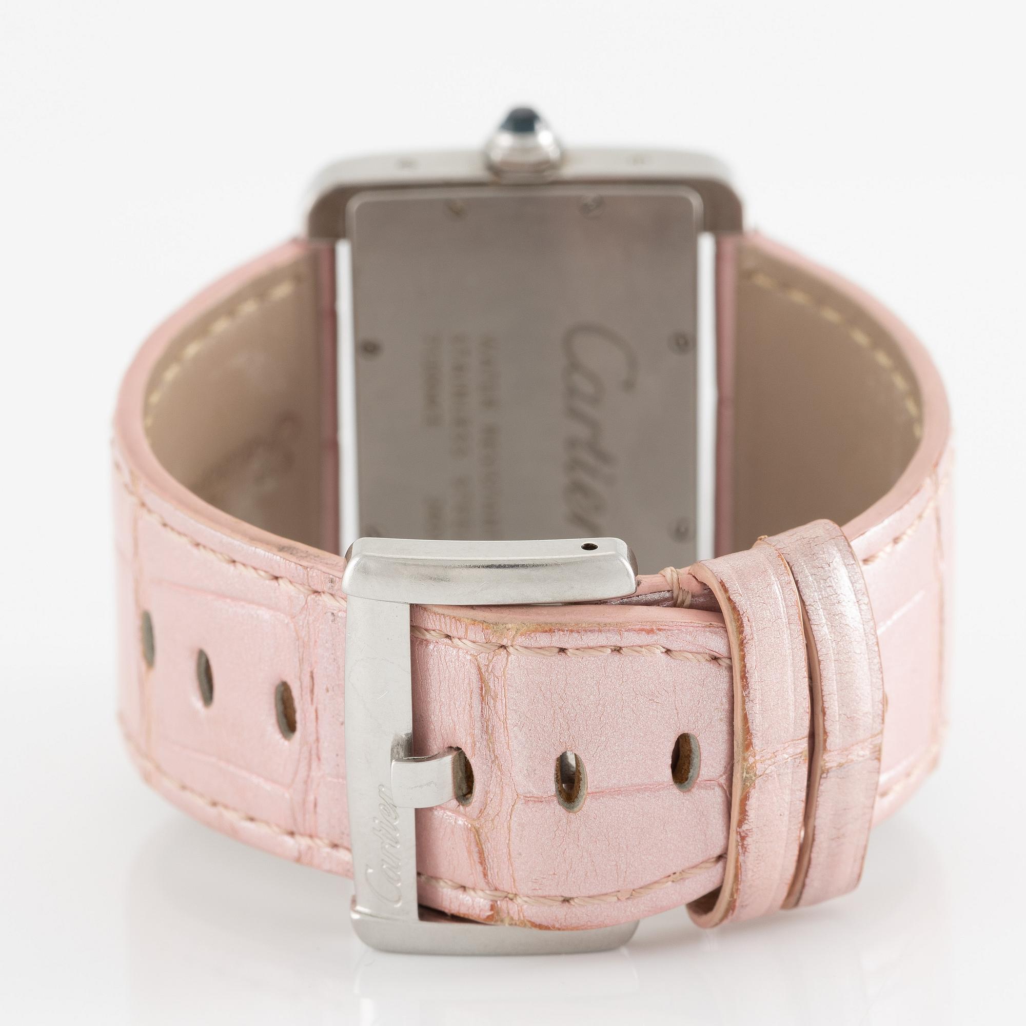 Cartier, Tank Divan, wristwatch, 38.5 x 24.5 (30.5) mm.