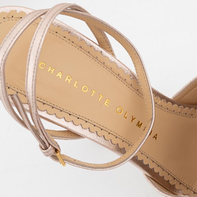 Charlotte Olympia, a pair of 'Shelley' sandals, size 37.