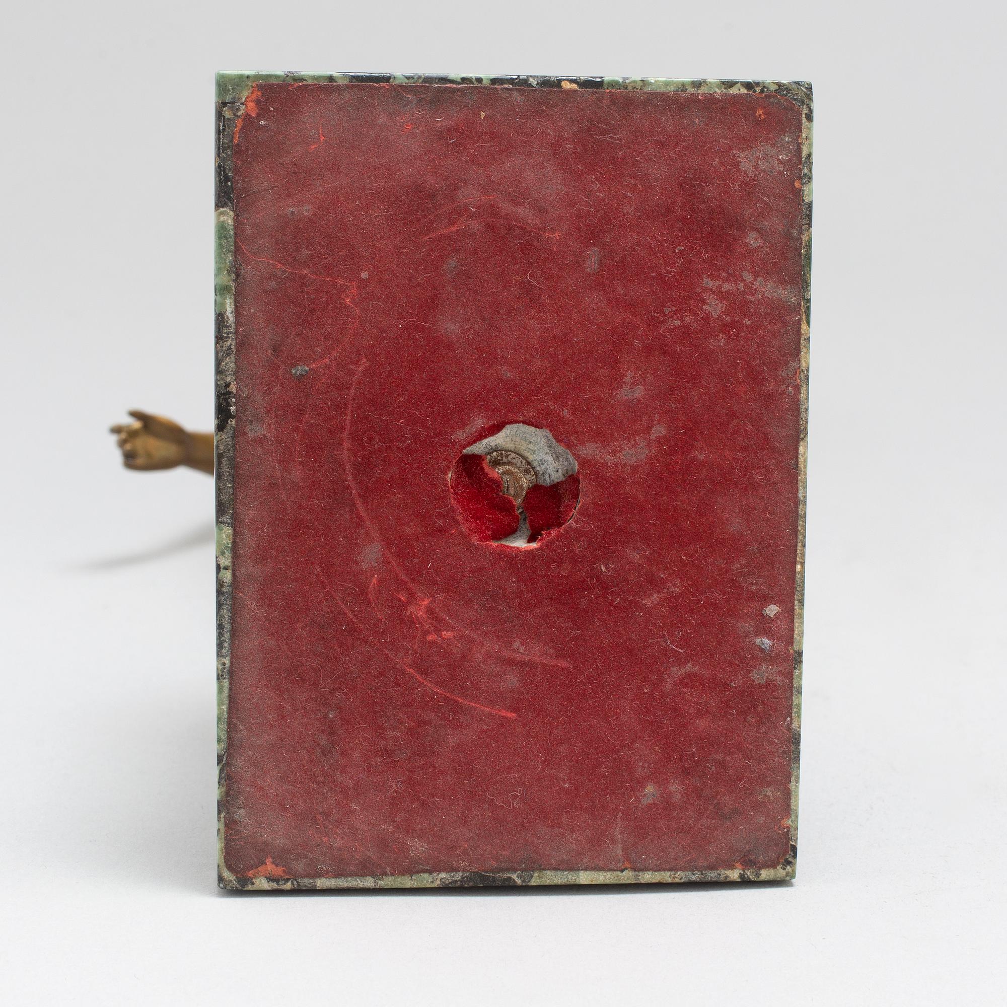 OTTO SCHEER, After. Sculpture, bronze, signed.