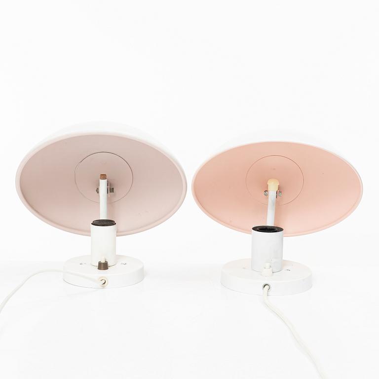 Poul Henningsen, a pair of 'PH hat' wall lamps, Louis Poulsen, Denmark.