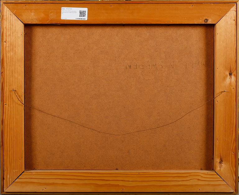 UNO VALLMAN, gouache, signerad och daterad 1967.