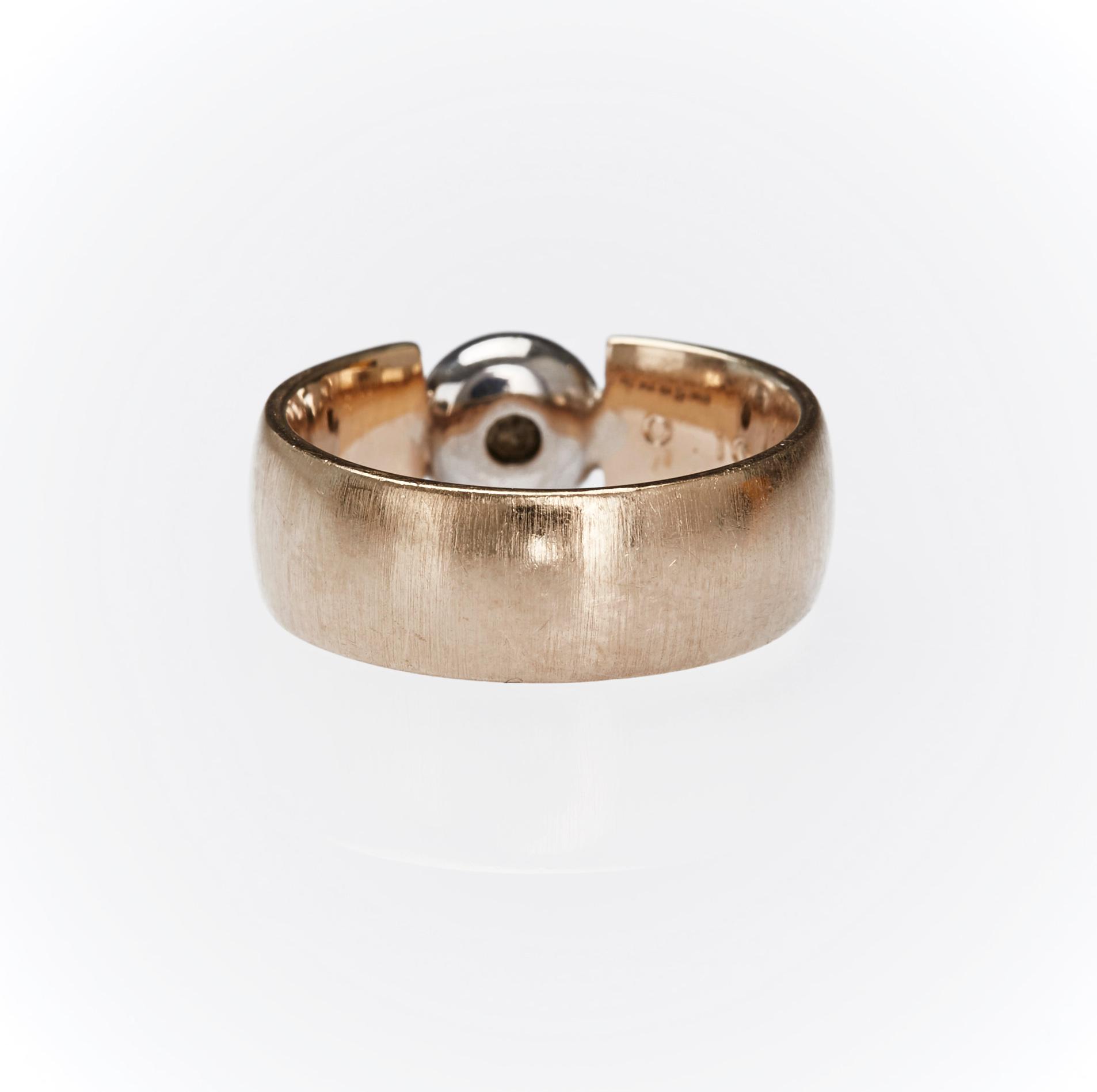 RING, med briljantslipad diamant, ca 0.10 ct.