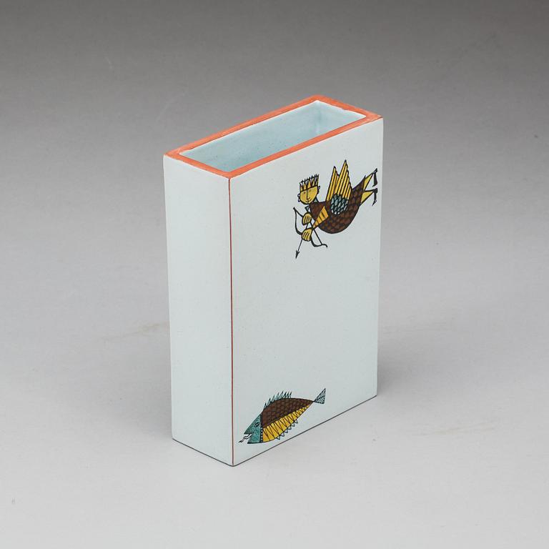 VAS, fajans, "Karneval", Stig Lindberg, Gustavsbergs studio.