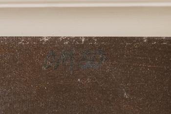 OLAV MARAN, oil on board, signed and dated-80.