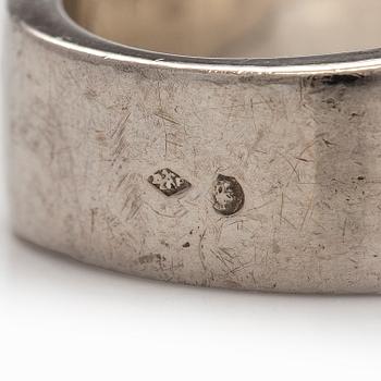 Hermès, ring, "Clarte", sterlingsilver.