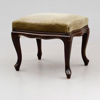 TABURETT, rokokostil, 1900-talets första hälft.