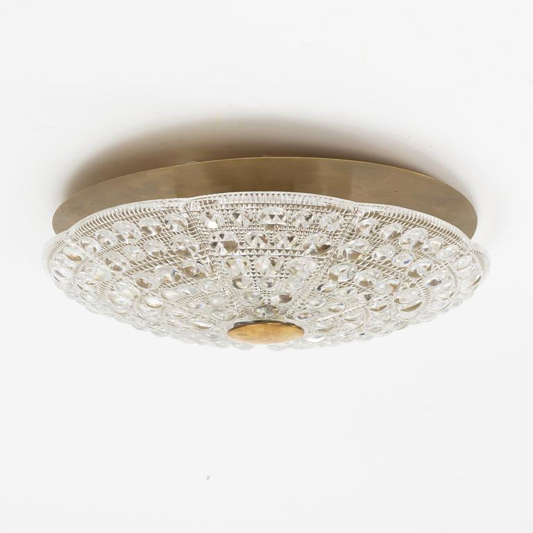 Carl Fagerlund, a ceiling lamp, Orrefors.