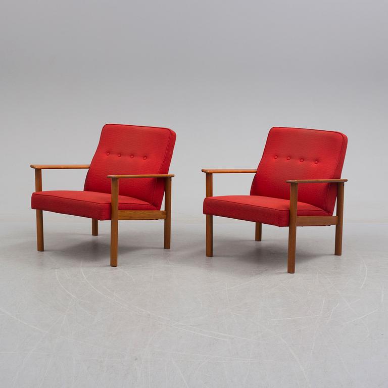 A pair of circa 196s easy chairs.