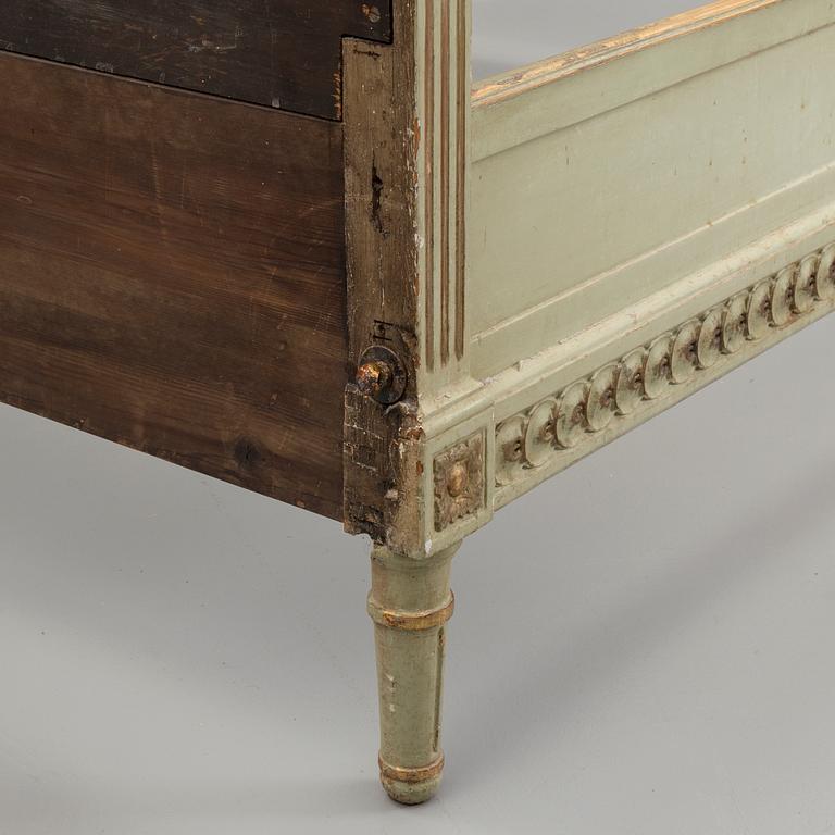 A late 18th century Gustavian bed.