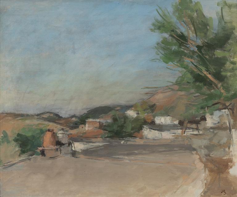 Hugo Zuhr, oil on canvas, signed.