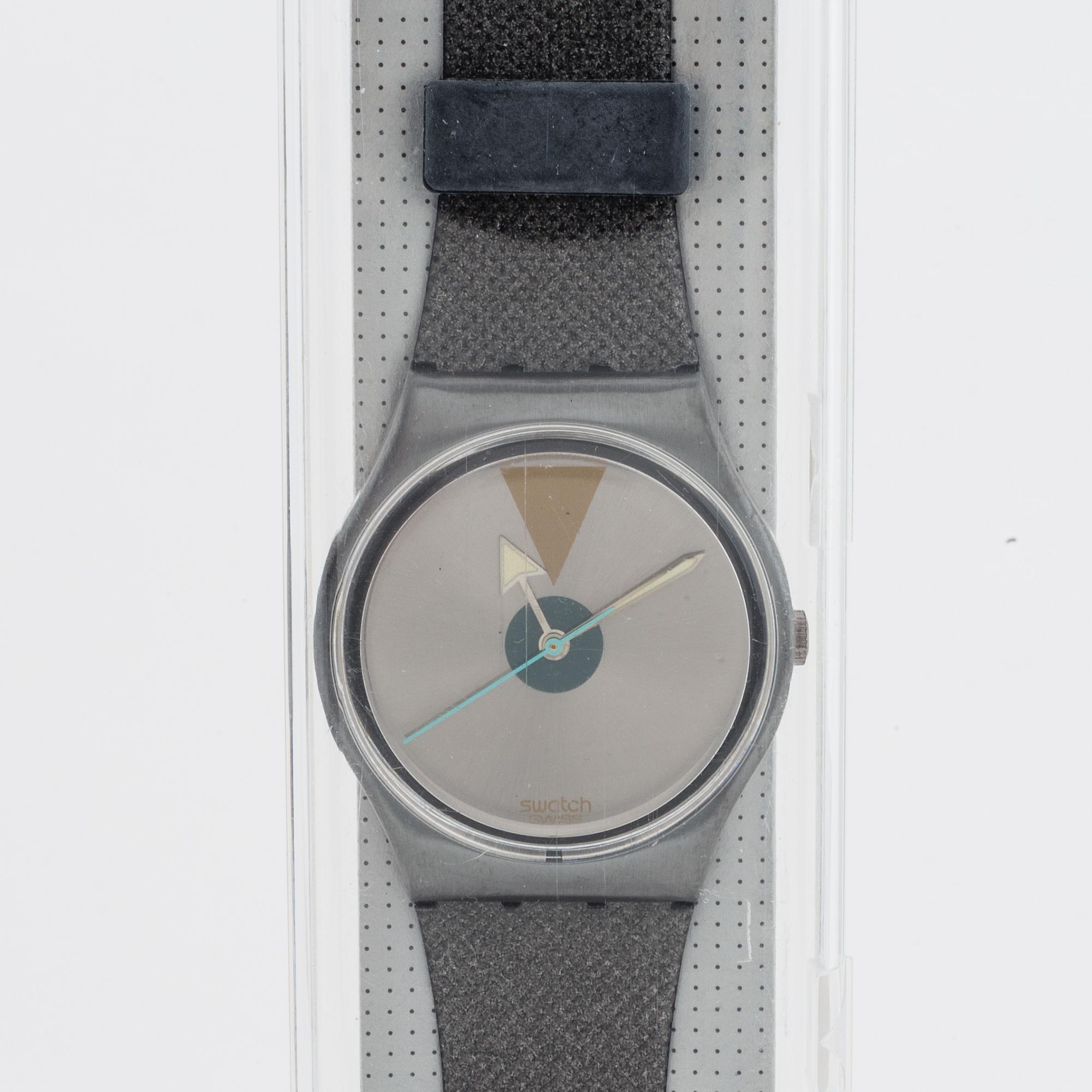 Swatch, Glowing Arrow, wristwatch, 34 mm.
