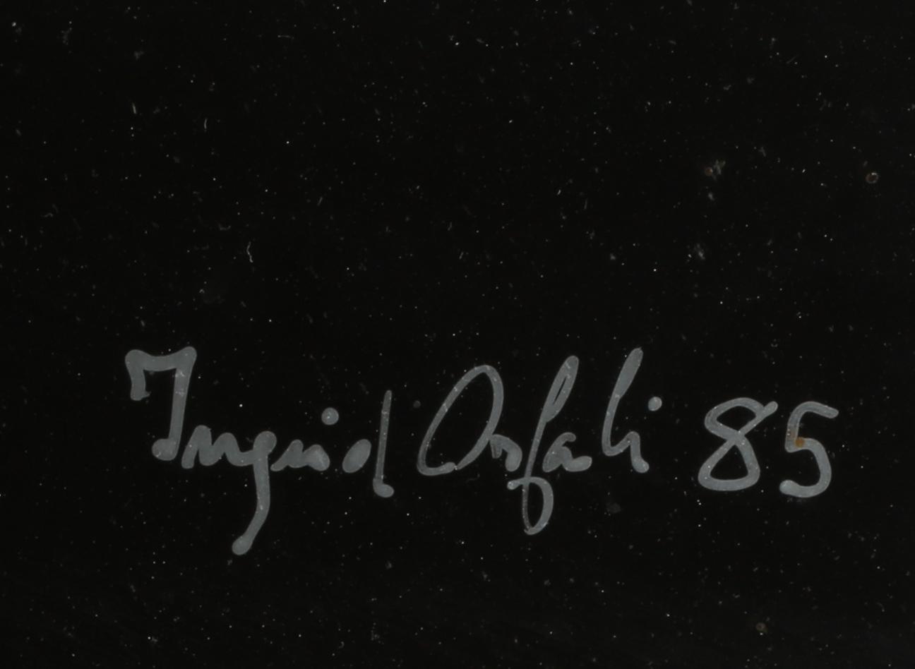 INGRID ORFALI, cibachrome print, signerat, numrerat EA och daterat -85.