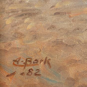ARNE BARK, oil on canvas, signed and dated -82.