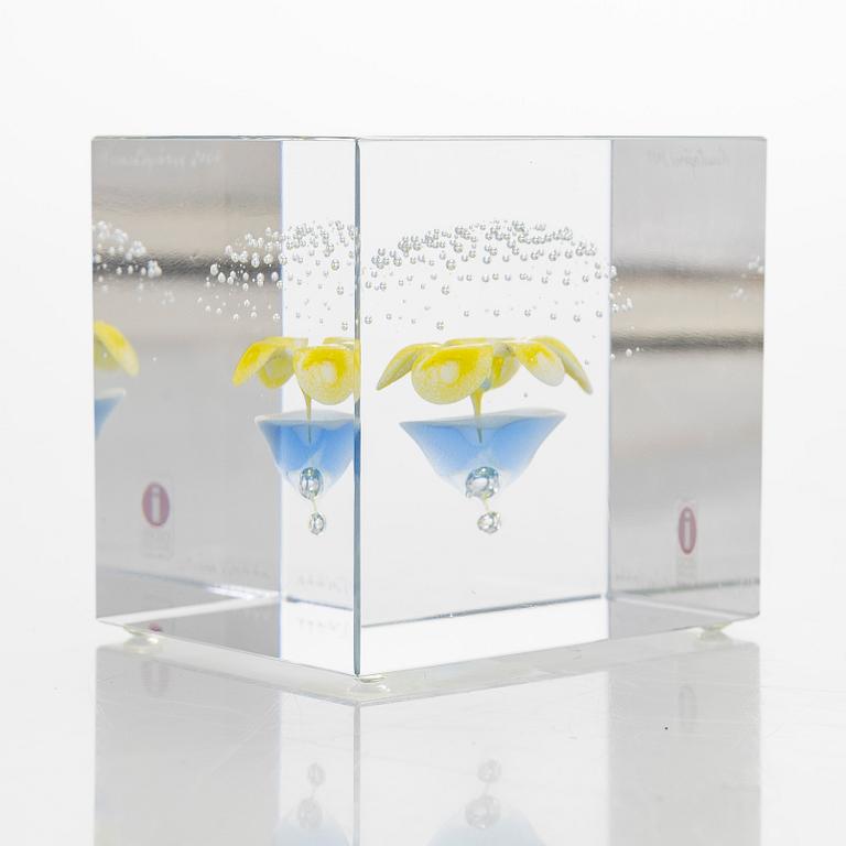 Oiva Toikka, vuosikuutio 2000, signeerattu Oiva Toikka Nuutajärvi 2000, 925/2000.