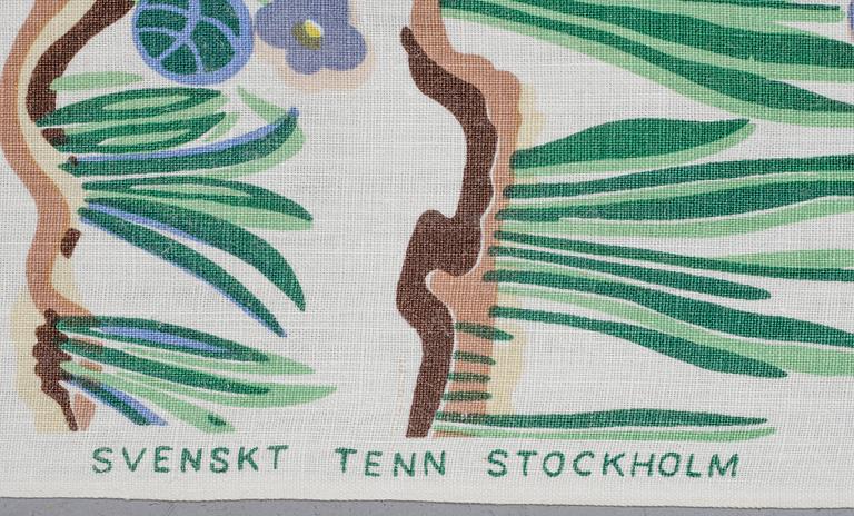 Josef Frank, ten 'Primavera' linen curtains, Svenskt Tenn.