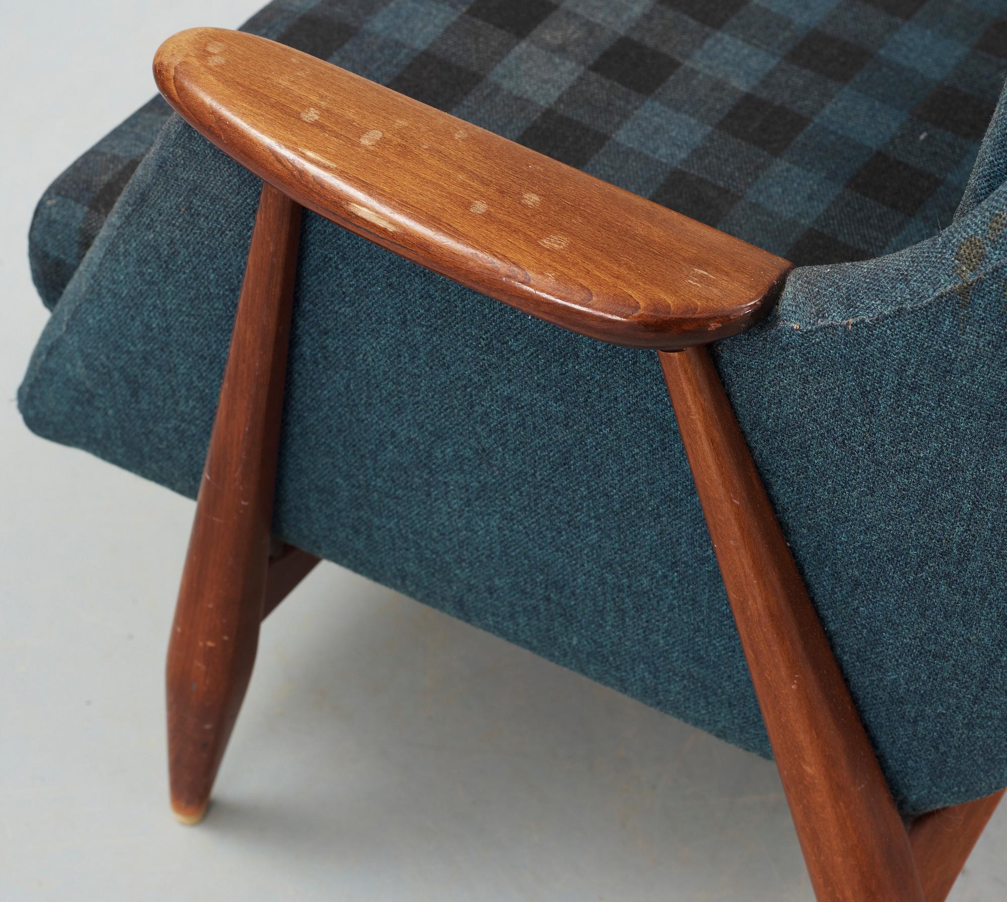 SOFFA samt FÅTÖLJ, 1950-tal.