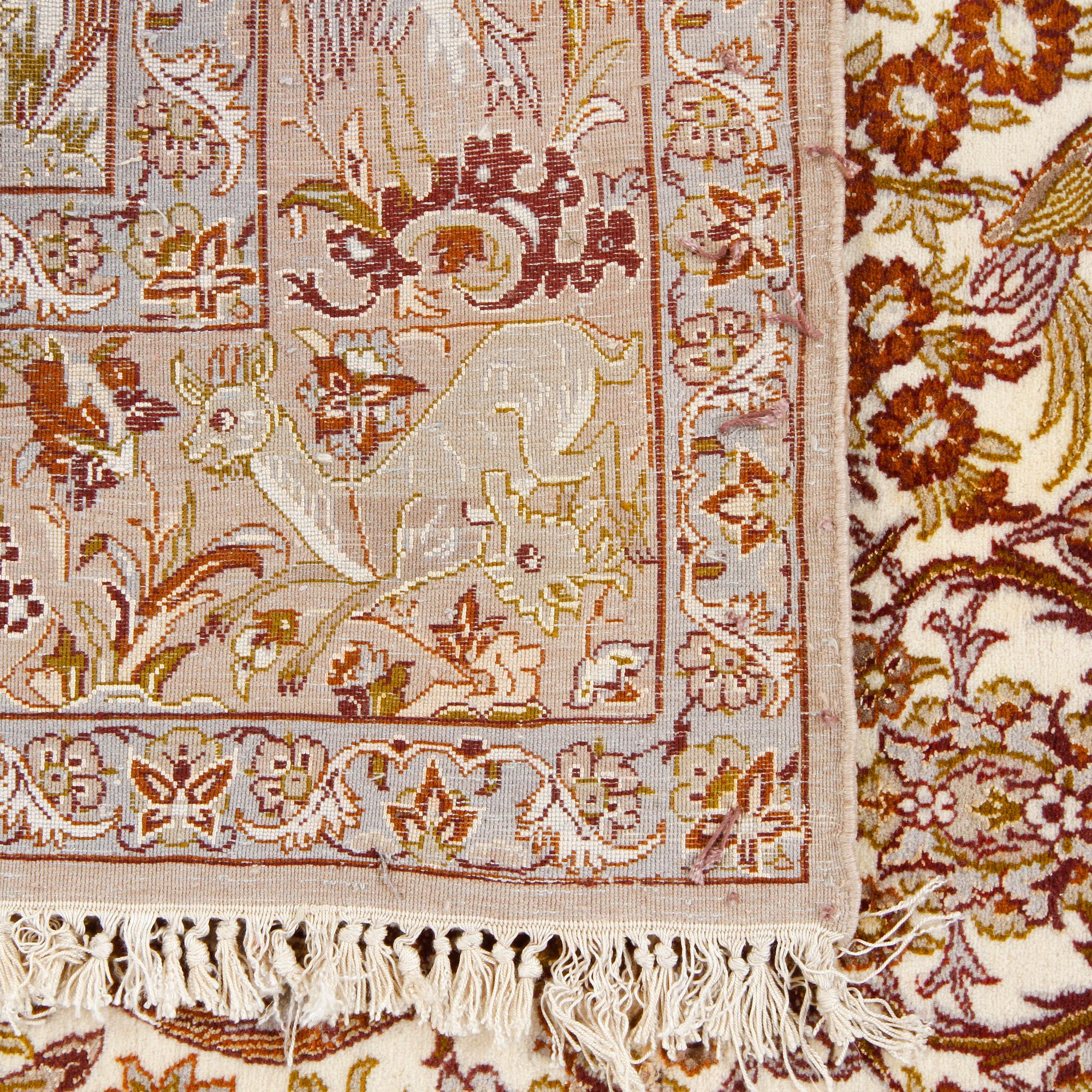 MATTA, Isfahan, old, part silk, ca 165x110 cm.