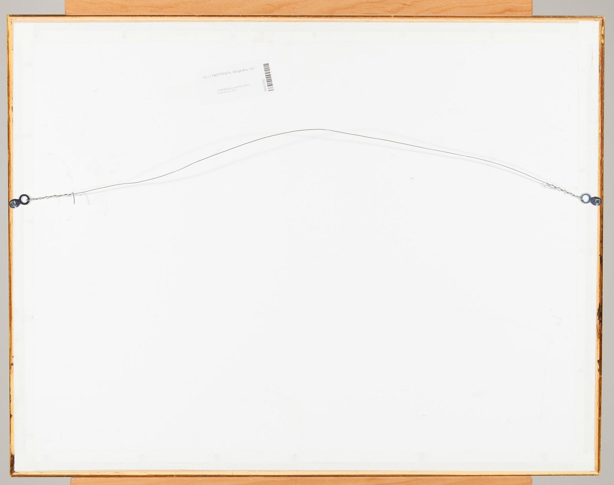 ULLA RANTANEN, litografi, signerad, daterad 1986, numrerad 14/15 konstnärens avdrag.