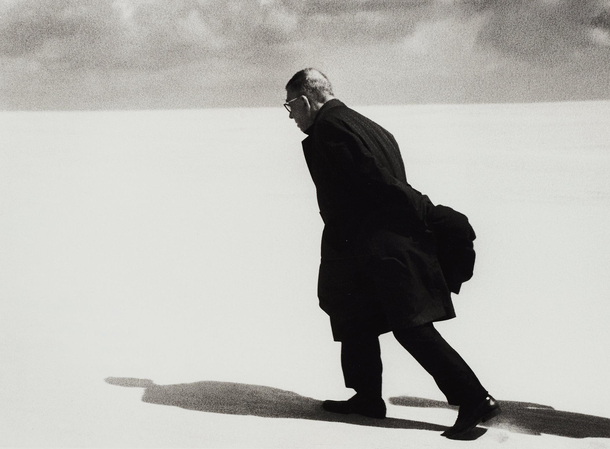 Antanas Sutkus, 'J.P Sartre in Lithuania, Nida, 1965'.