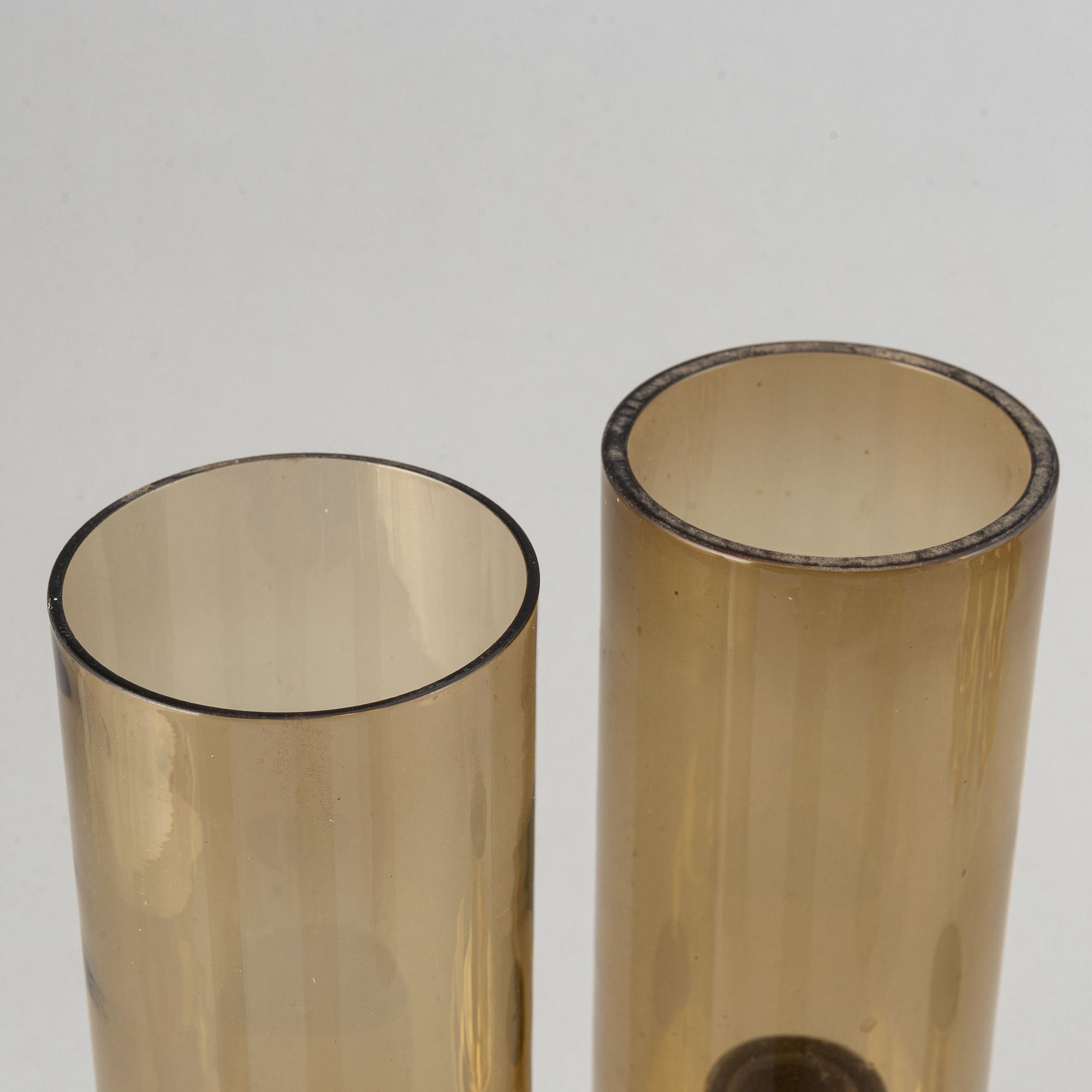 Hans-Agne Jakobsson, vägglampor, ett par, "Sonata" Markaryd 1900-talets senare del.