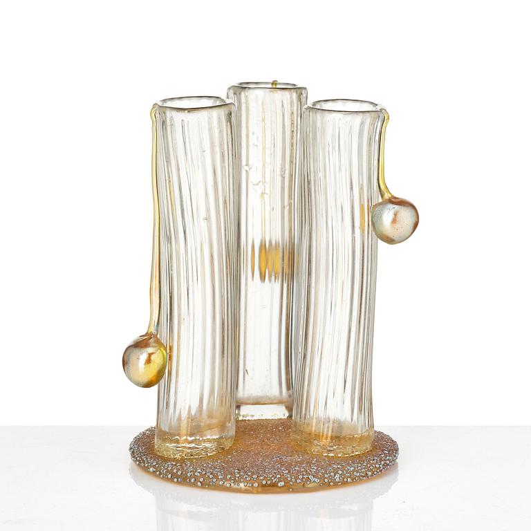 Johann Loetz, an Art Nouveau "Boule Boule" glass vase, Austria, early 1900s.