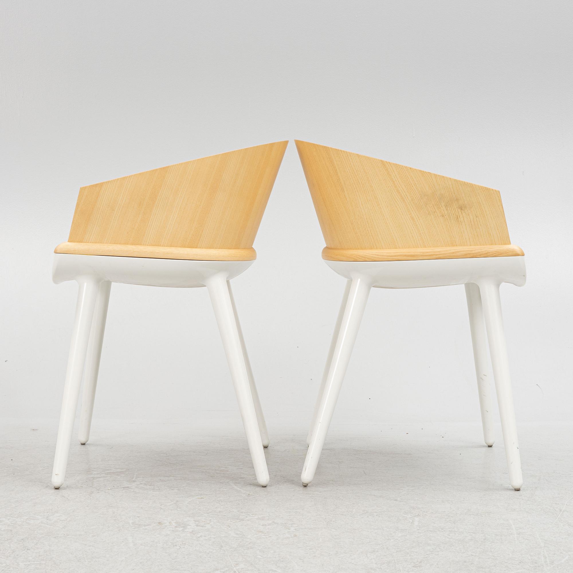 Marcel Wanders, a pair of "Cyborg" armchairs, Magis, Italy.