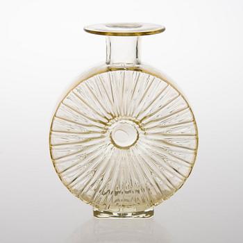 A 'Sun-Bottle' glass vase, Riihimäen Lasi, Finland. Designed in 1964.