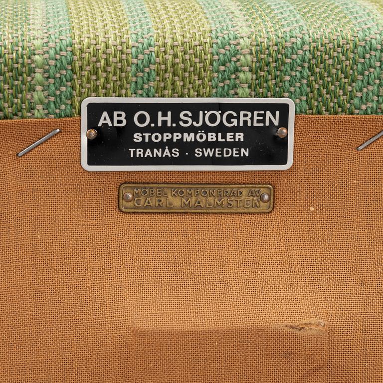 A 'Patron' sofa, by Carl Malmsten for OH Sjögren, second half of the 20th Century.