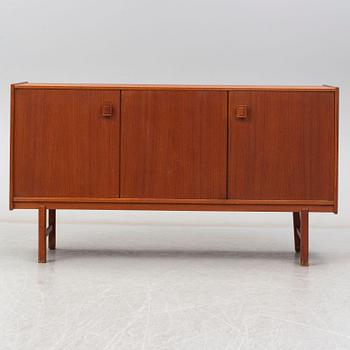 A Swedish teak veneered sideboard, 1960's.