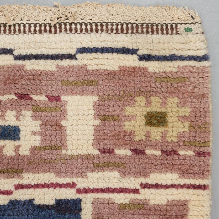 Märta Måås-Fjetterström, Matto, "Ängarna", knotted pile, ca 244-245,5 x 178,5-181,5 cm, signed AB MMF.
