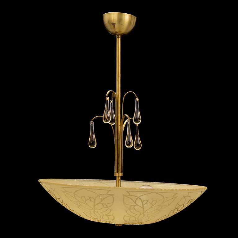 A mid 20th century ceiling lamp.