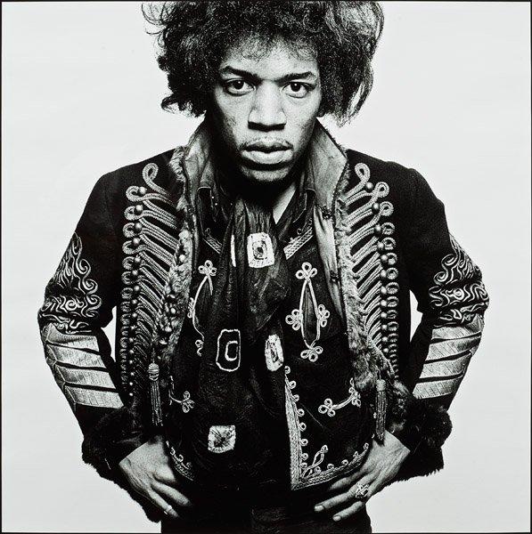 Gered Mankowitz, "Jimi Hendrix, Masons Yard Studio, London, 1967".