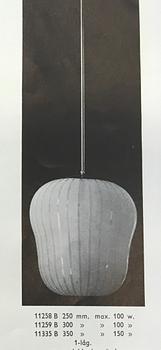 Harald Notini, a pair of ceiling lamps model "11335B", Arvid Böhlmarks Lampfabrik, 1940s.