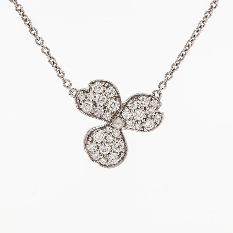Tiffany & Co, a platinum 'Paper Flowers' necklace with diamonds.