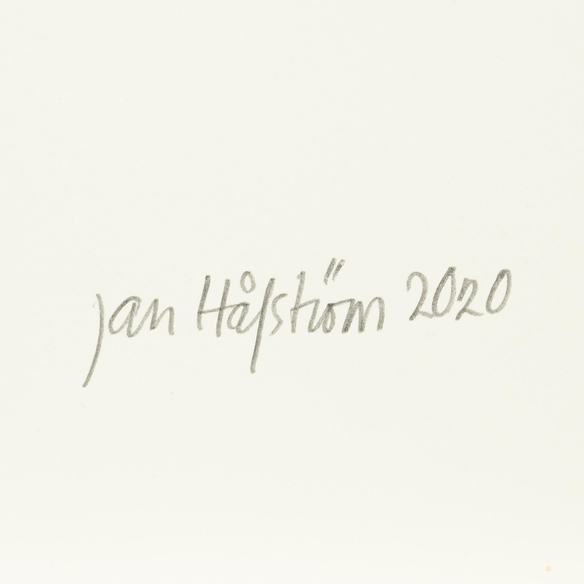 Jan Håfström, färgetsning, 2020, signerad 24/50.