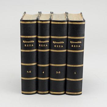 JACOB JONAS BJÖRNSTHÅL, Resa till Frankrike, Italien..." Tryckt hos And. Jac. Nordström Stockholm 1780.