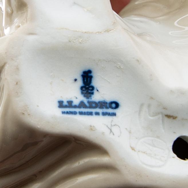 Figuriner 2 st Lladro Spanien porslin.