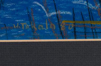 VEIKKO TAKALA, akryl och gouache, signerad och daterad -80.