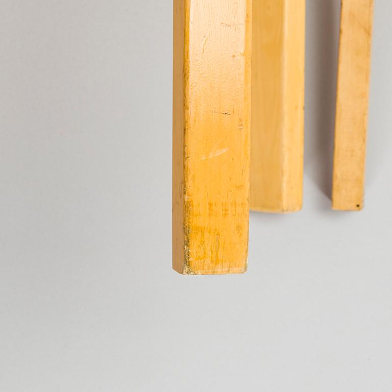 Alvar Aalto, pallar, 2 st, modell 60, Artek, 1960-tal.