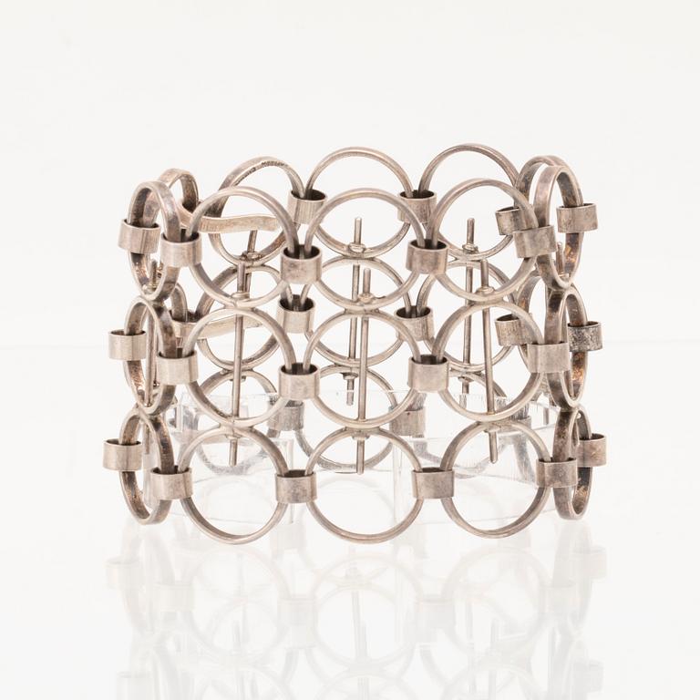 Kaija Aarikka, armband silver, Finland 1966.
