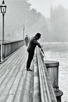 Åke Lange, "Fiskare på Skeppsholmsbron", 1937.