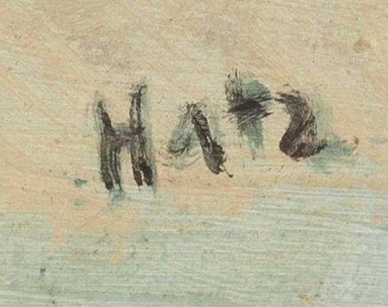 FELIX HATZ, a signed oil on canvas.