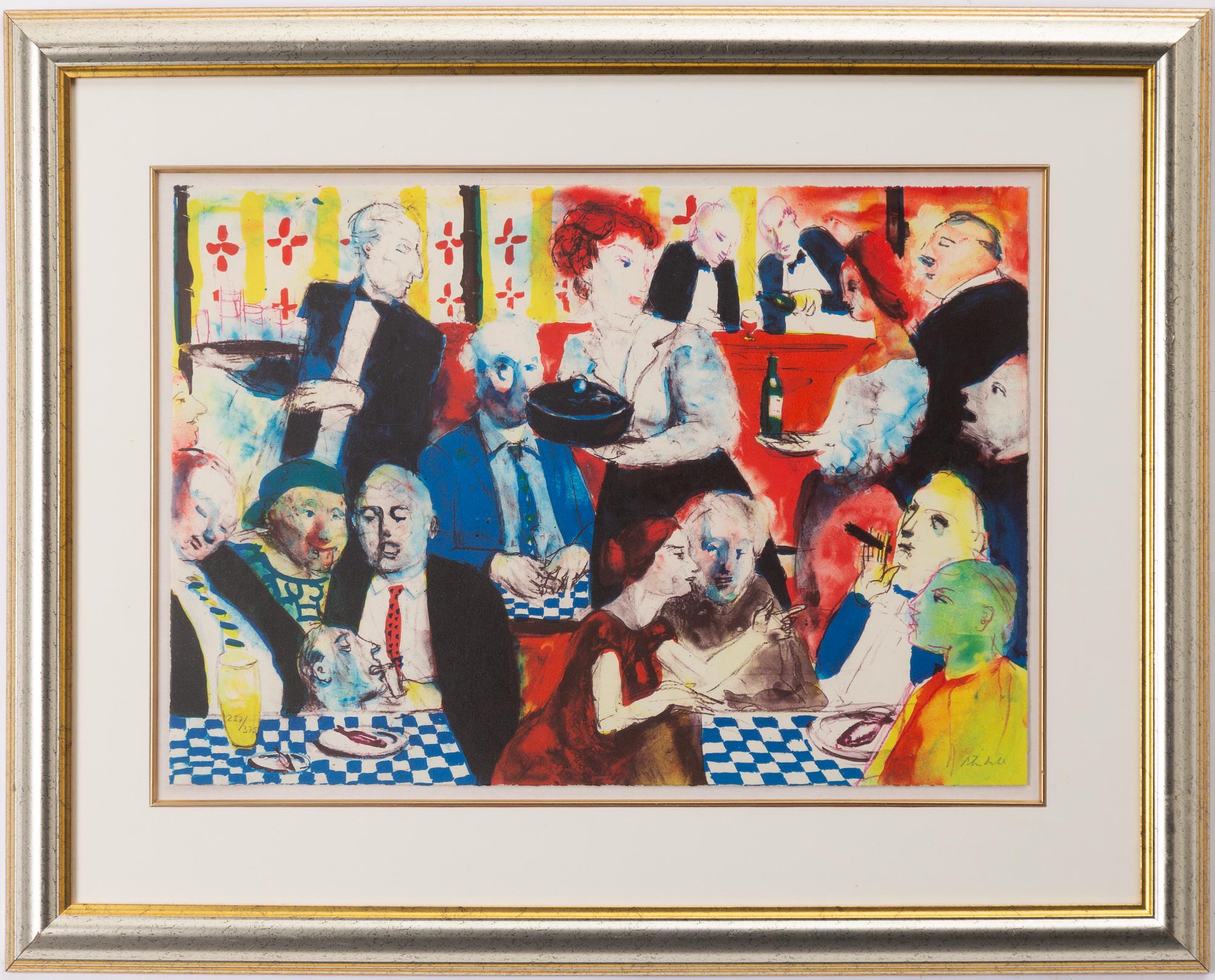 Peter Dahl, "Interior from Restaurang Prinsen".