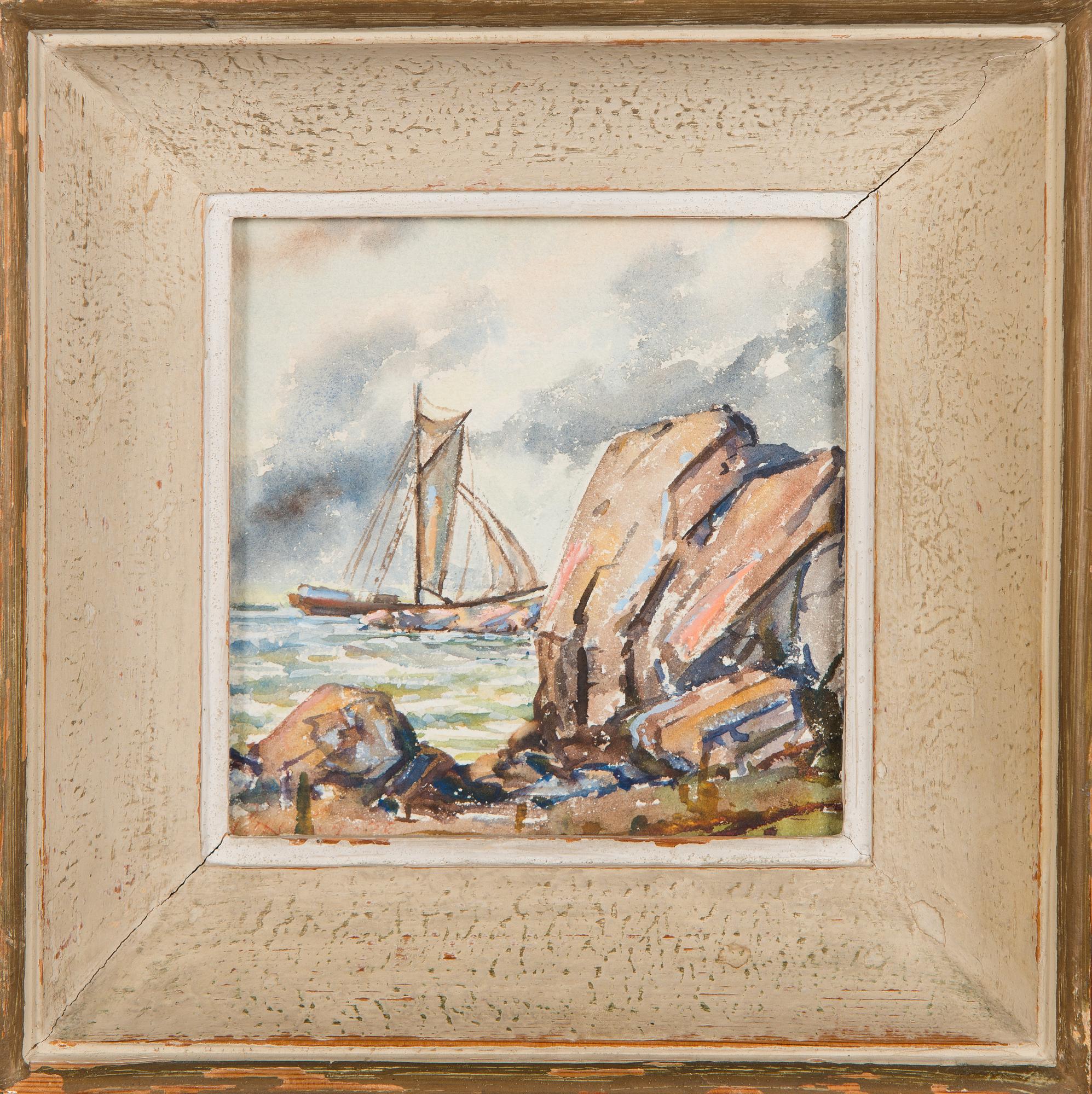 Einari Uusikylä, Sailing boat in the archipelago.