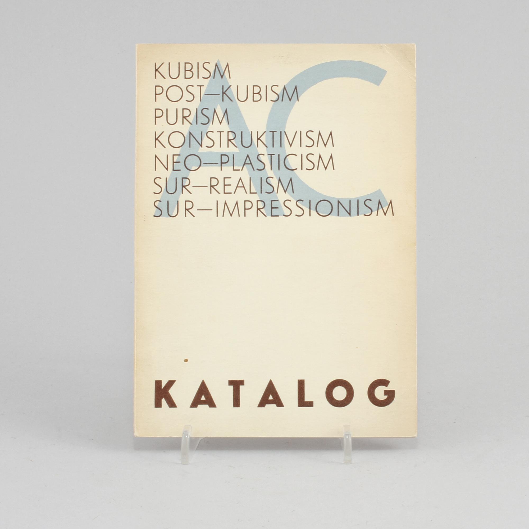 OTTO G CARLSUND, "Internationell Utställning av Post-kubistisk konst, Parkrestaurangen, Stockholmsutställningen 1930".