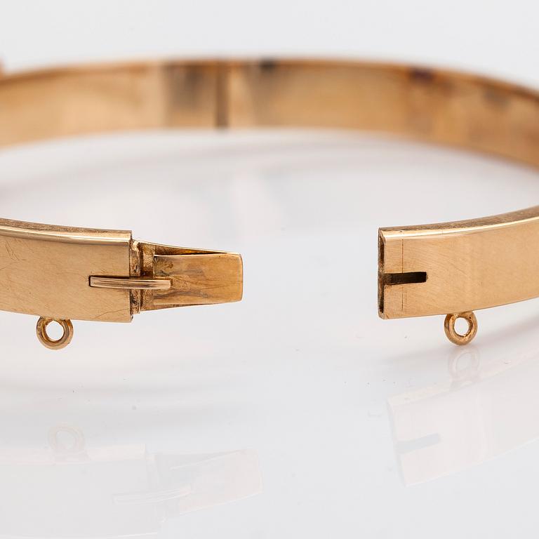 Armband, 14K guld och ametist. Auran Kultaseppä, Åbo 1957.