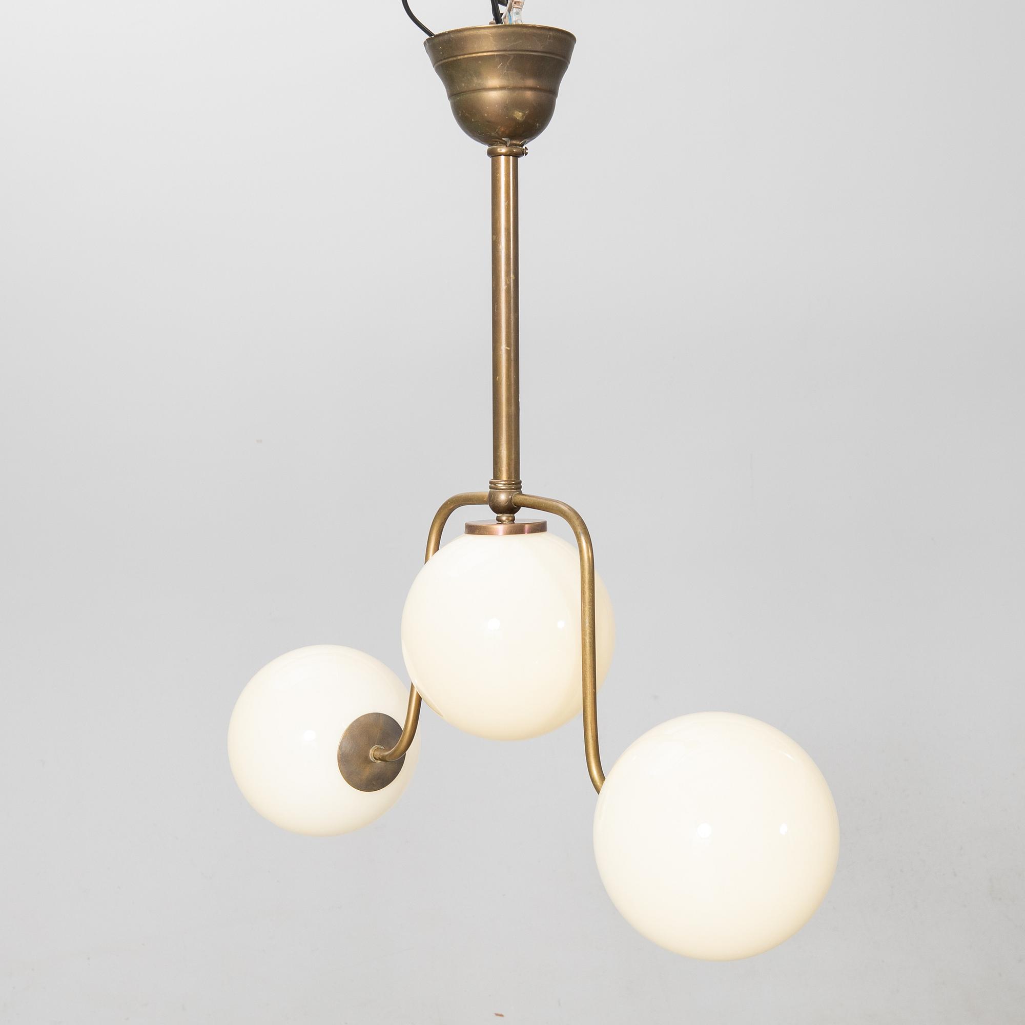 Ceiling lamp, first half of the 20th century.